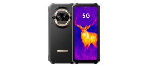 Rugged Smartphone Blackview BL9000 Pro 5G D-8020 12GB 512GB 8800-120W A14-D4, Thermal, Watch Display, Black w Gold