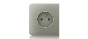 Ajax SideCover (smart) - Boční kryt zásuvky, horizontální, olivová Ajax SideCover (smart) - Boční kryt zásuvky, horizontální, olivová