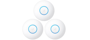 UBNT UniFi AP nanoHD, 3-PACK, bez PoE! [vnitřní AP, 2.4+5GHz (300Mbps+1733Mbps), MU-MIMO, 802.11a/b/g/n]