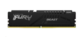 KINGSTON DIMM DDR5 128GB (Kit of 4) 5200MT/s CL40 FURY Beast Black XMP KINGSTON DIMM DDR5 128GB (Kit of 4) 5200MT/s CL40 FURY Beast Black XMP