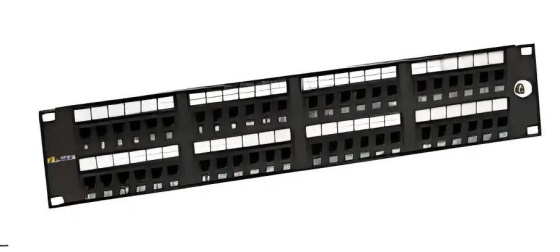 Solarix Patch panel 48 x RJ45 CAT6 UTP 350 MHz černý 2U SX48-6-UTP-BK