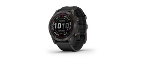 Garmin fenix® 7 Sapphire Solar, Grey DLC Titanium / Black Band, EU
