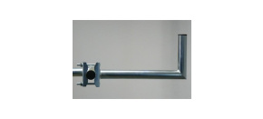 Držák antény na balkón, galvanický zinek, délka 40cm