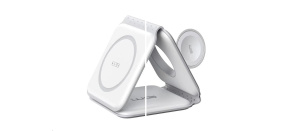 WG - Bezdrátová nabíječka WGMaxFlex 3in1 / Skládací / 15W+5W+2.5W / WG 42 / white WG - Bezdrátová nabíječka WGMaxFlex 3in1 / Skládací / 15W+5W+2.5W / WG 42 / white