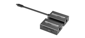 PremiumCord USB-C na HDMI extender přes patch kabel Cat5e/6/6a 4K@60Hz na 60m PremiumCord USB-C na HDMI extender přes patch kabel Cat5e/6/6a 4K@60Hz na 60m