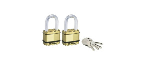 Master Lock Mosazný visací zámek  Excell - 50mm (2 ks / blistr)
