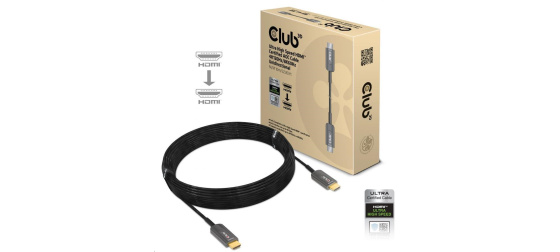 Club3D Kabel Ultra Rychlý HDMI™ Certifikovaný AOC Kabel 8K60Hz, 4K120Hz, 10m