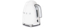 Smeg KLF03WHEU, rychlovarná konvice, 1,7 l, (7 šálků), 2400 W, styl 50. let, bílá