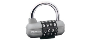 Master Lock Kombinační visací zámek horizontální 1520EURD - - šedý Master Lock Kombinační visací zámek horizontální 1520EURD - - šedý