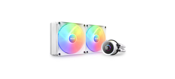 NZXT Kraken 280 RGB – Bílé 280mm AIO Kapalinové Chlazení CPU