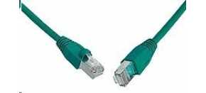 Solarix Patch kabel CAT5E SFTP PVC 5m zelený snag-proof C5E-315GR-5MB