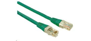 Solarix Patch kabel CAT5E UTP PVC 0,5m zelený non-snag-proof C5E-155GR-0,5MB
