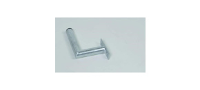 Držák antény na zeď, žárový zinek, délka 15cm, výška 20cm