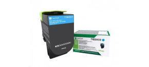 Lexmark toner pro CS/CX317,417,517 Cyan z programu Lexmark Return na 2 300 stran Lexmark toner pro CS/CX317,417,517 Cyan z programu Lexmark Return na 2 300 stran