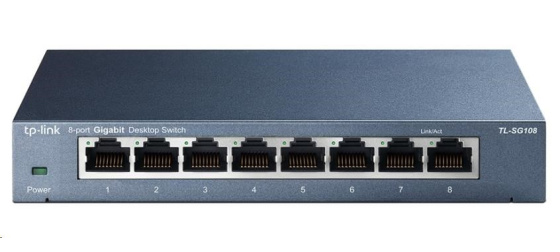 TP-Link switch TL-SG108 (8xGbE, fanless)