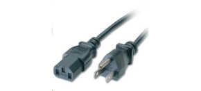 PREMIUMCORD Kabel síťový k počítači 2m s USA zástrčkou
