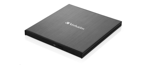 VERBATIM externí mechanika Ultra HD 4K Blu-ray External Slimline Writer (USB 3.1, USB-C) + zdarma 25GB médium +NERO