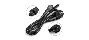 WG - Kabel napájecí WG Mickey Mouse / CEE 7/7 to IEC C5 / 1,5m / black WG - Kabel napájecí WG Mickey Mouse / CEE 7/7 to IEC C5 / 1,5m / black