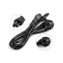 WG - Kabel napájecí WG Mickey Mouse / CEE 7/7 to IEC C5 / 1,5m / black