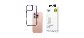 3mk ochranný kryt Satin Armor Case+ Purple pro Apple iPhone 16 Pro