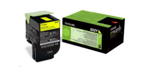 LEXMARK Yellow toner 802Y pro CX310/410/510 z programu Lexmark Return (1000 stran)