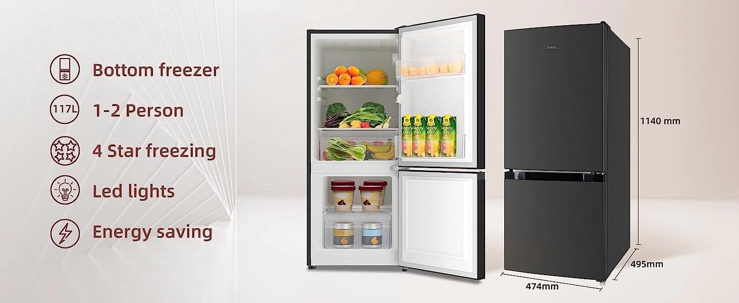 CHiQ CBM117L42 tmavý metalický design