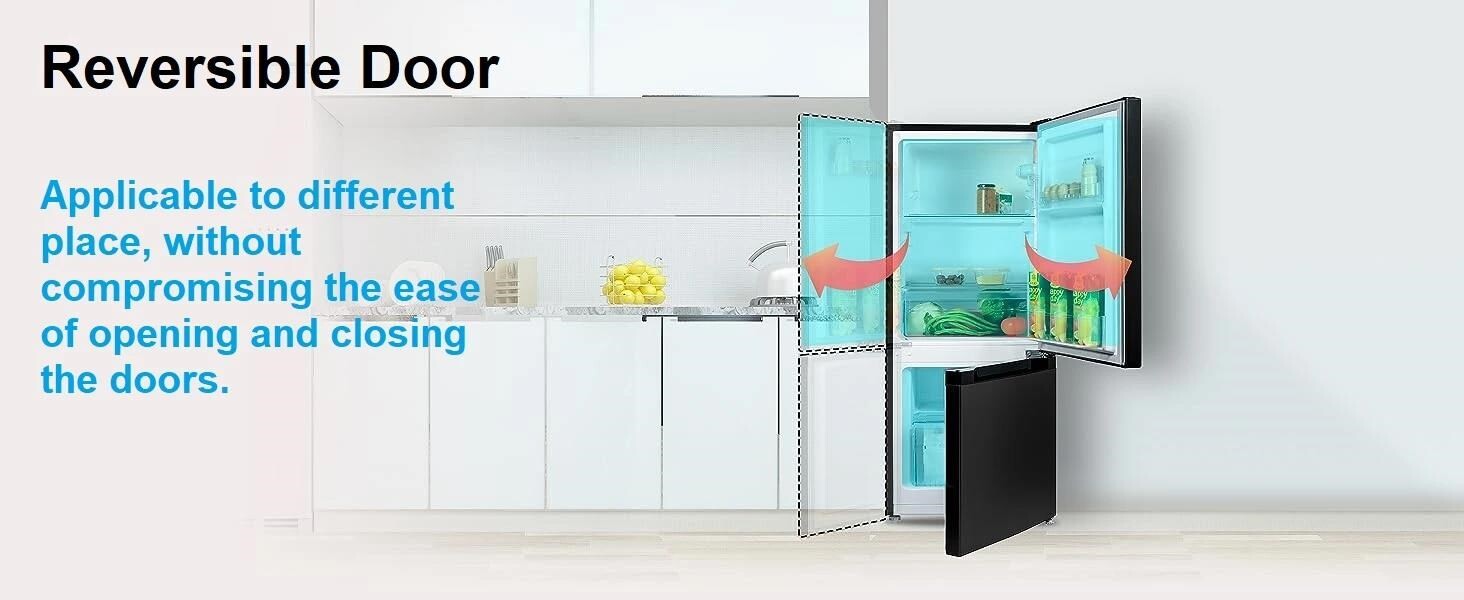 Vnitřní prostor lednice CHiQ CBM117L42